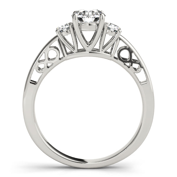 Engagement Rings 3 Stone Round - TN82743