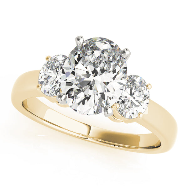 Engagement Rings 3 Stone Oval - TN82752