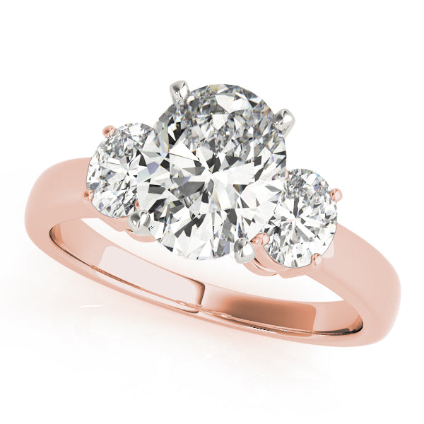 Engagement Rings 3 Stone Oval - TN82752