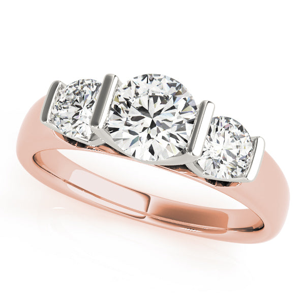 Engagement Rings 3 Stone Round - TN82759