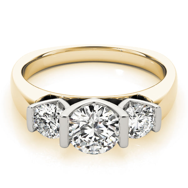 Engagement Rings 3 Stone Round - TN82759