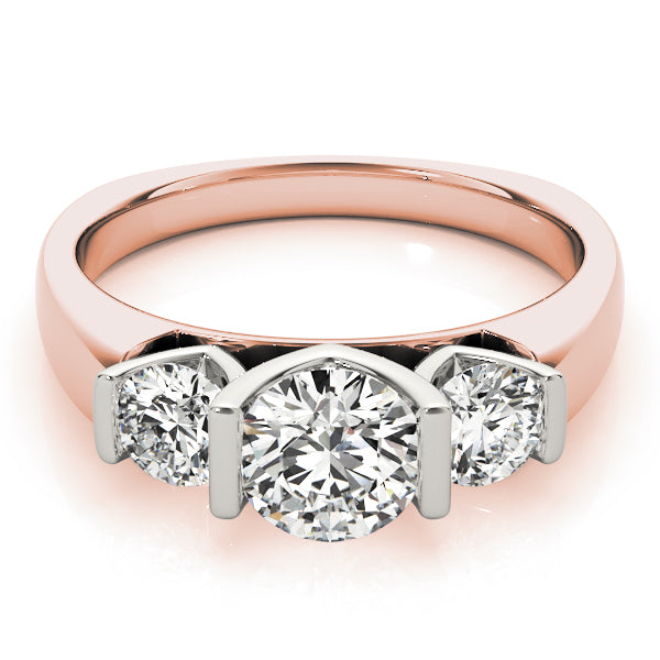 Engagement Rings 3 Stone Round - TN82759