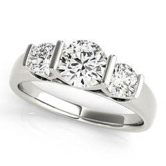 Engagement Rings 3 Stone Round - TN82759