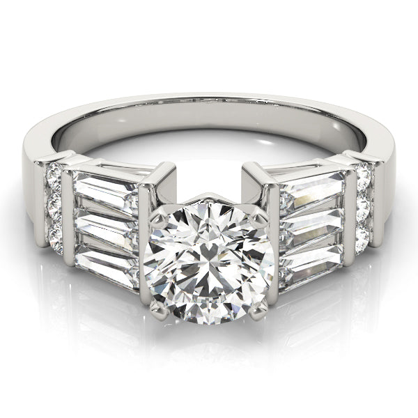 Engagement Rings Fancy Shape Baguette Remounts - TN82841