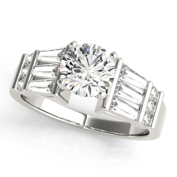 Engagement Rings Fancy Shape Baguette Remounts - TN82841