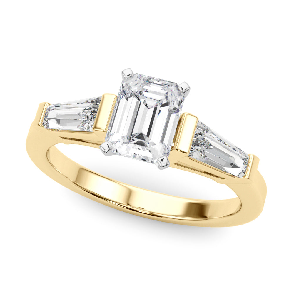 Engagement Rings 3 Stone Baguette - TN82844