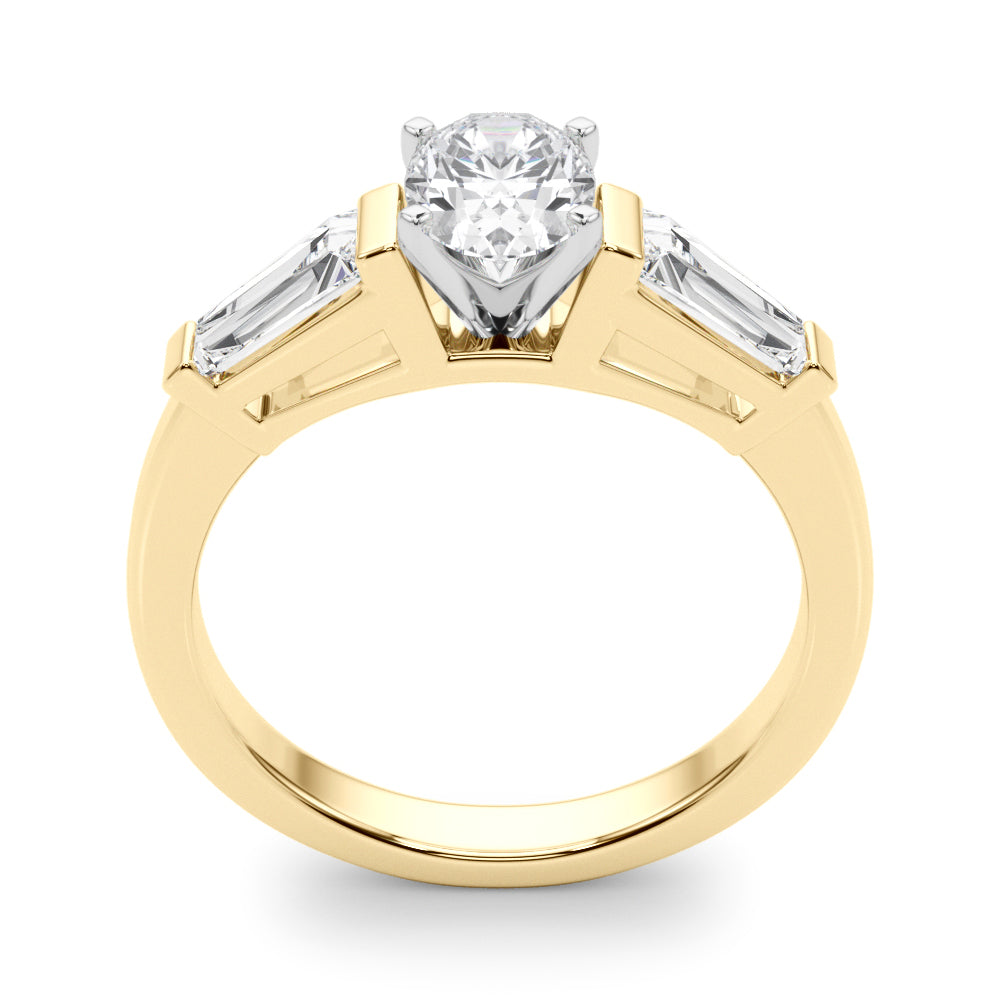 Engagement Rings 3 Stone Baguette - TN82844