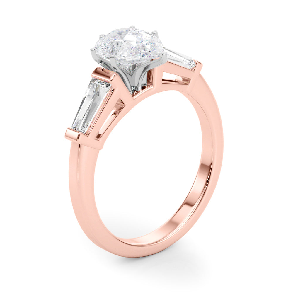 Engagement Rings 3 Stone Baguette - TN82844