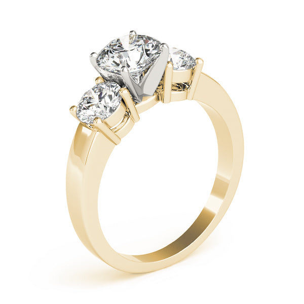 Engagement Rings 3 Stone Round - TN82846