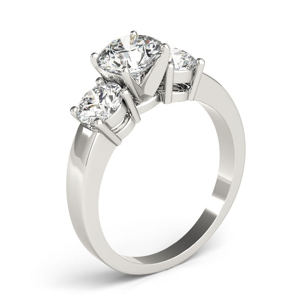 Engagement Rings 3 Stone Round - TN82846