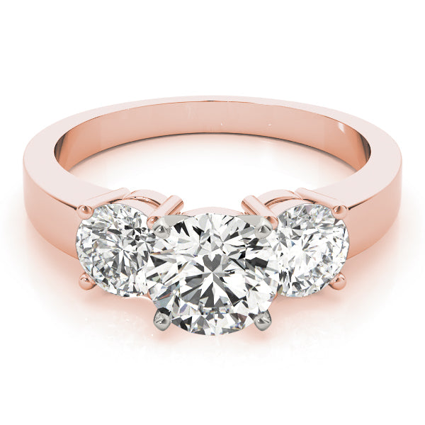 Engagement Rings 3 Stone Round - TN82846