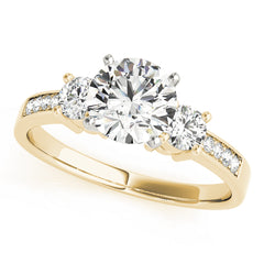 Engagement Rings 3 Stone Round - TN82852