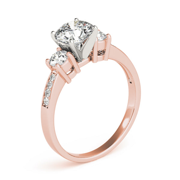 Engagement Rings 3 Stone Round - TN82852