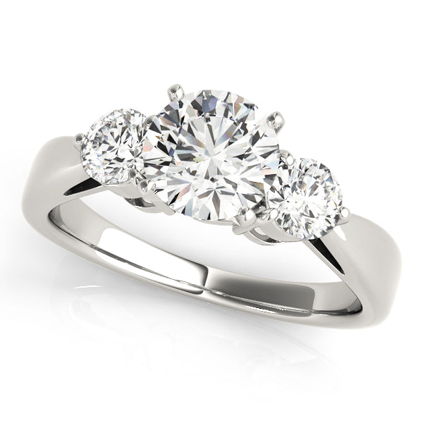 Engagement Rings 3 Stone Round - TN82867