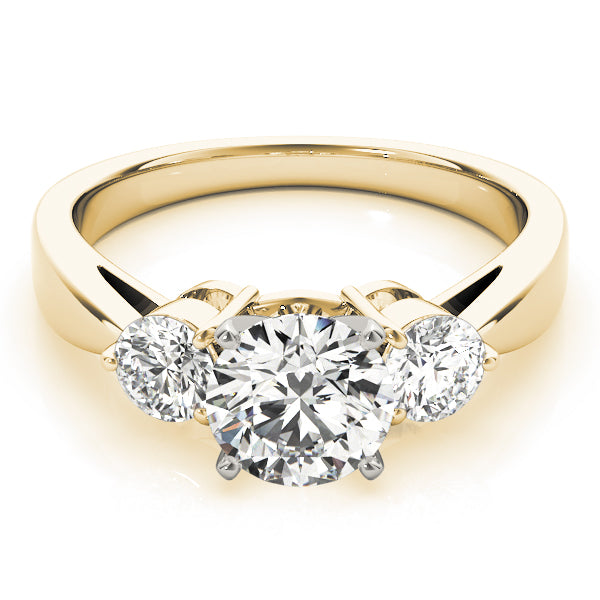 Engagement Rings 3 Stone Round - TN82867