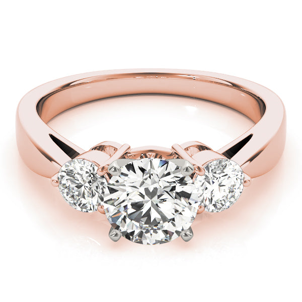 Engagement Rings 3 Stone Round - TN82867