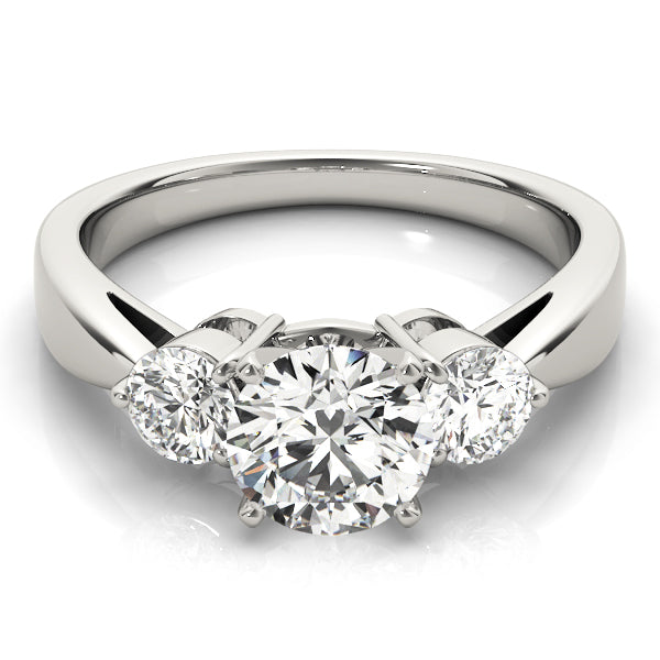 Engagement Rings 3 Stone Round - TN82867