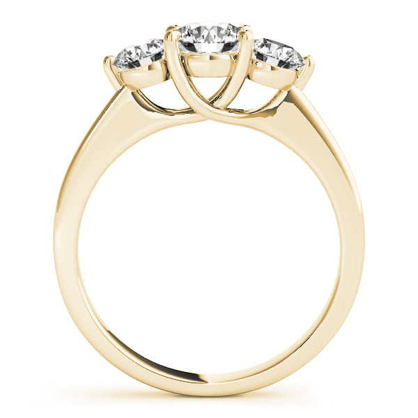 Engagement Rings 3 Stone Round - TN82873