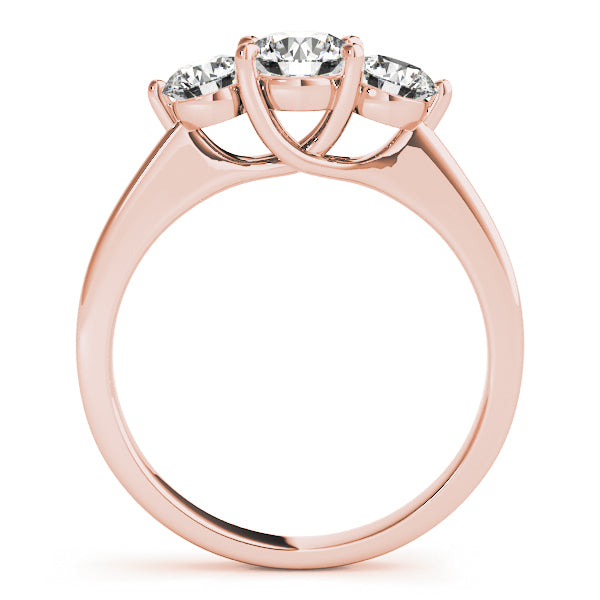 Engagement Rings 3 Stone Round - TN82873