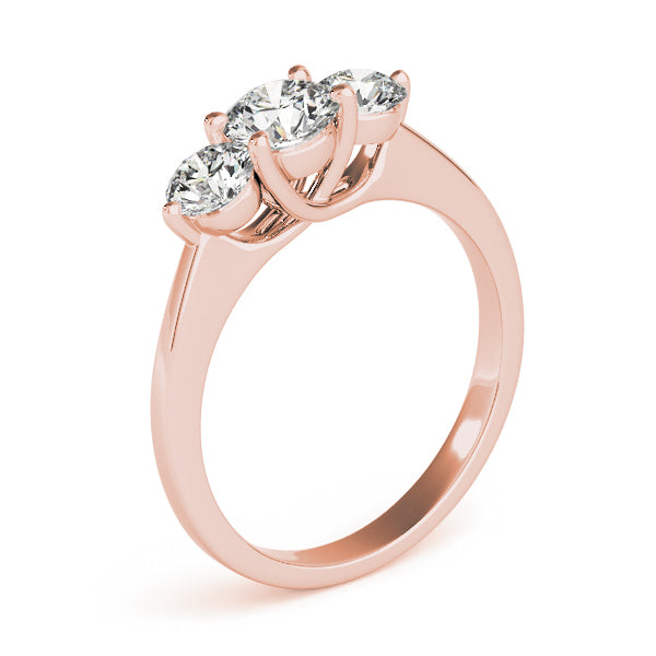 Engagement Rings 3 Stone Round - TN82873