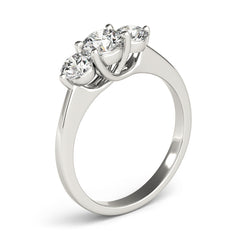 Engagement Rings 3 Stone Round - TN82873