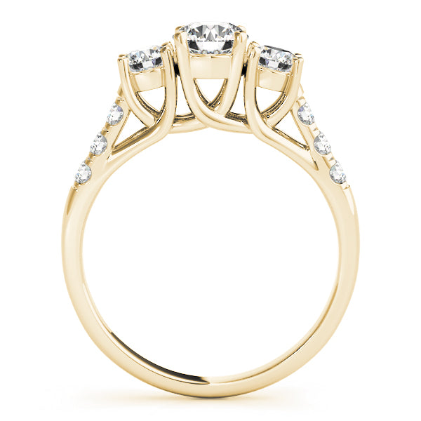 Engagement Rings 3 Stone Round - TN82876