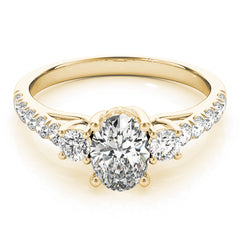 Engagement Rings 3 Stone Oval - TN82941