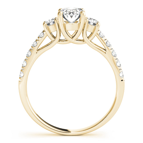 Engagement Rings 3 Stone Oval - TN82941