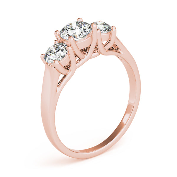 Engagement Rings 3 Stone Round - TN82949