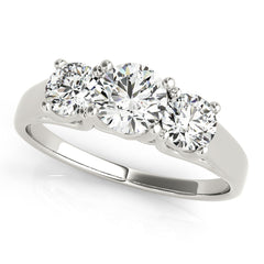 Engagement Rings 3 Stone Round - TN82949