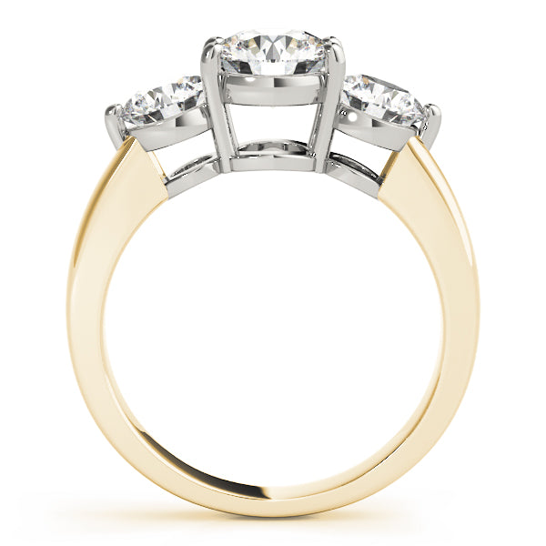 Engagement Rings 3 Stone Round - TN82950