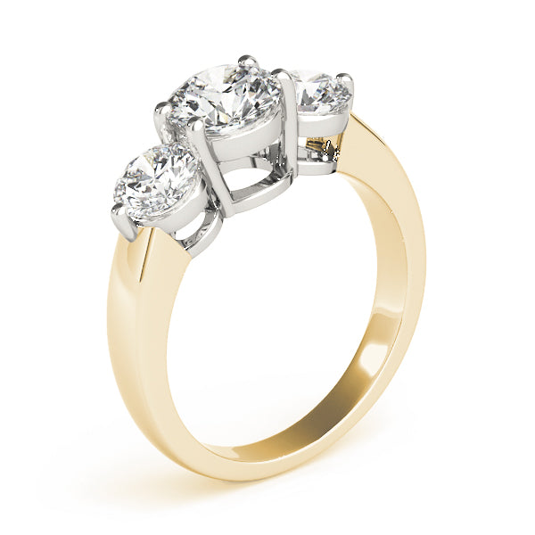 Engagement Rings 3 Stone Round - TN82950