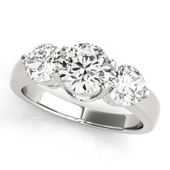 Engagement Rings 3 Stone Round - TN82950