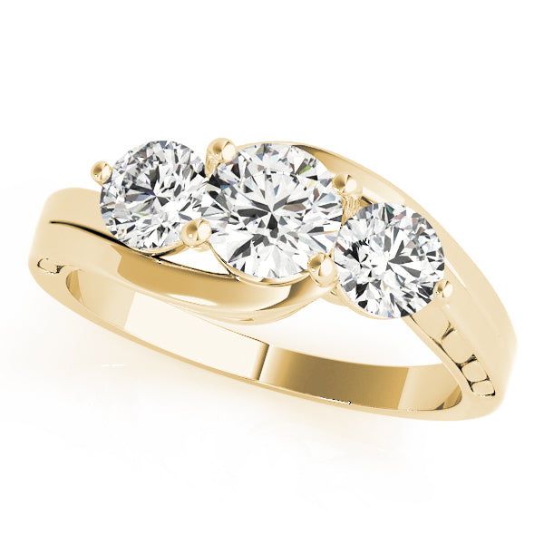 Engagement Rings 3 Stone Round - TN82951