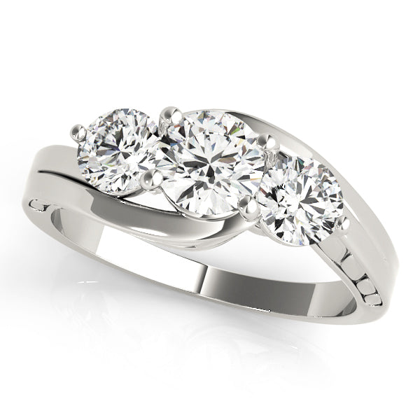 Engagement Rings 3 Stone Round - TN82951