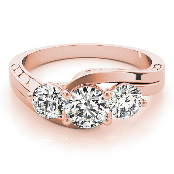 Engagement Rings 3 Stone Round - TN82951