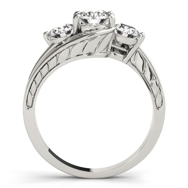 Engagement Rings 3 Stone Round - TN82951