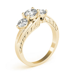 Engagement Rings 3 Stone Round - TN82951