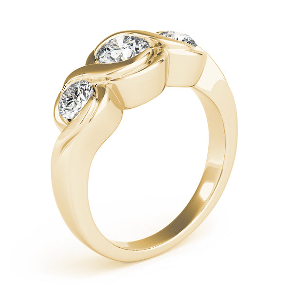 Engagement Rings 3 Stone Round - TN82952