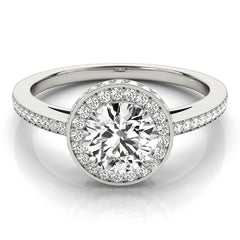 Engagement Rings Halo Round - TN82964