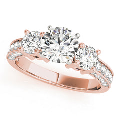 Engagement Rings 3 Stone Round - TN83237