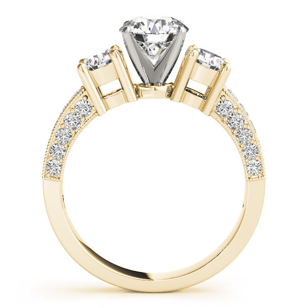 Engagement Rings 3 Stone Round - TN83237