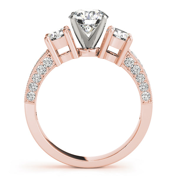 Engagement Rings 3 Stone Round - TN83237