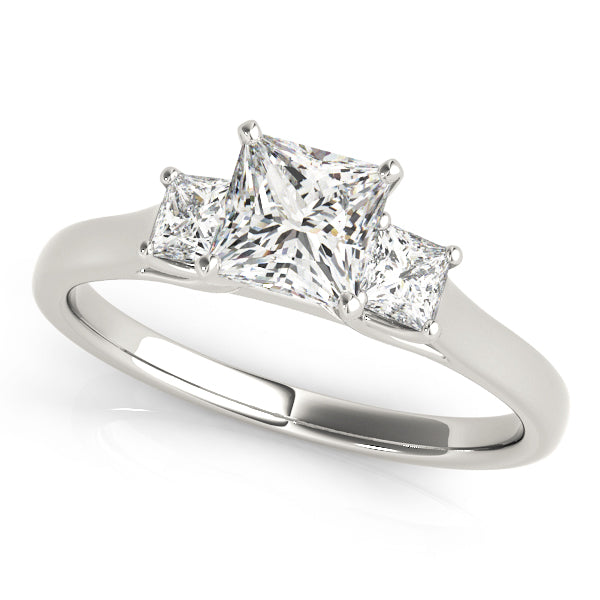 Engagement Rings 3 Stone Princess - TN83347