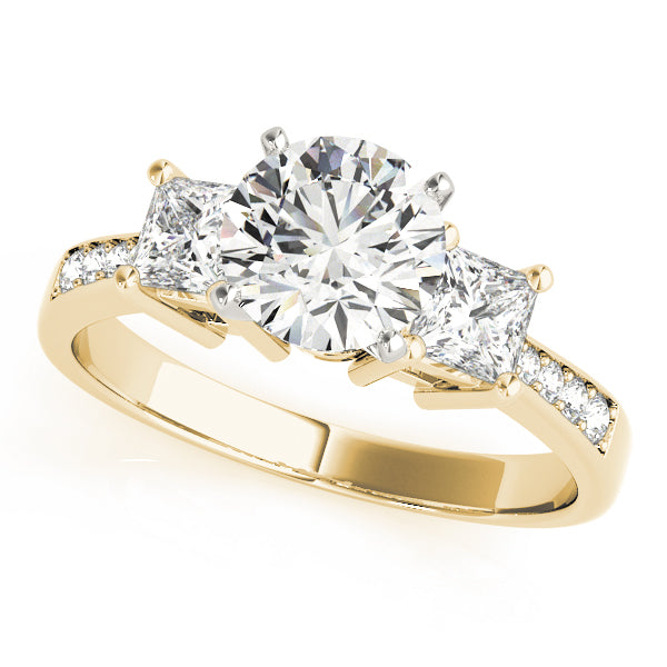 Engagement Rings 3 Stone Princess - TN83368