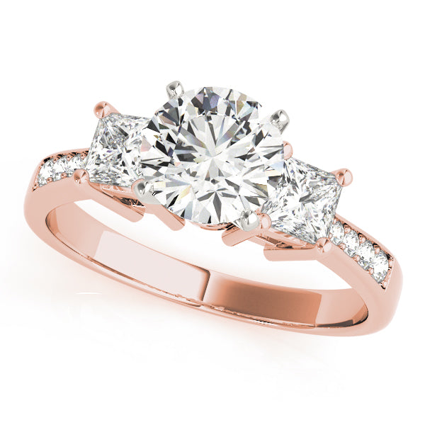 Engagement Rings 3 Stone Princess - TN83368