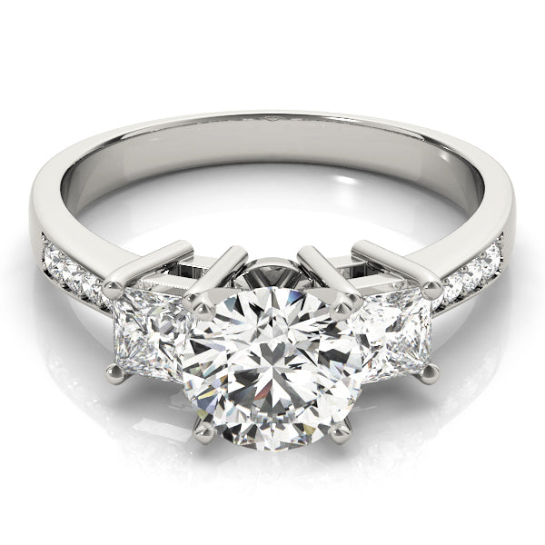 Engagement Rings 3 Stone Princess - TN83368