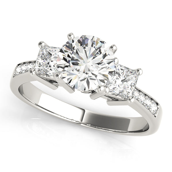 Engagement Rings 3 Stone Princess - TN83368