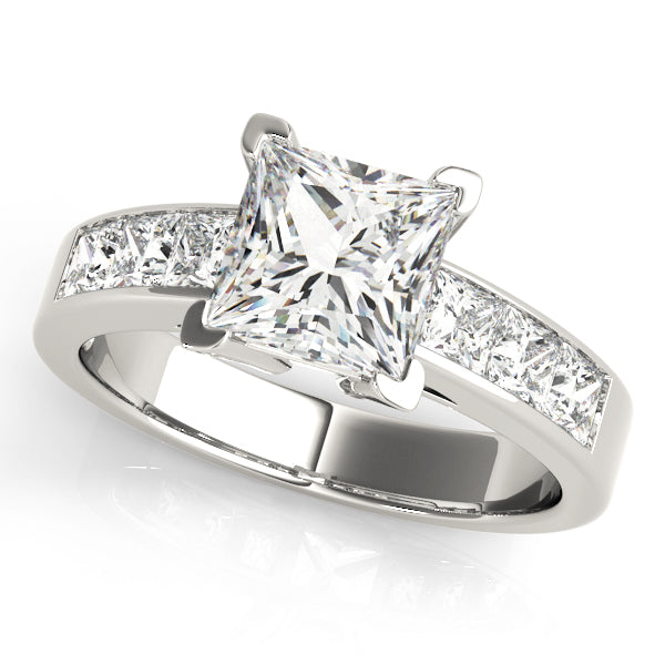 Engagement Rings Fancy Shape Princess Remounts - TN83414