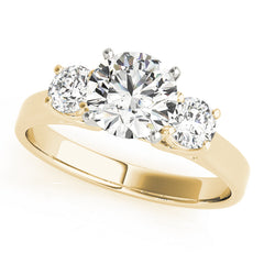 Engagement Rings 3 Stone Round - TN83436